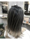 エアタッチ×バレイヤージュ