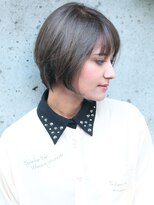 ティーラック(T:Luck)&nbsp;大人可愛いボブウルフショート☆グレージュカラー下北沢髪質改善