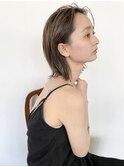 外ハネボブ切りっぱなしボブミニボブレイヤーくびれ