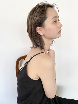 パーク(PARK) 外ハネボブ切りっぱなしボブミニボブレイヤーくびれ