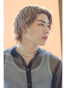 にもう センターパートスパイラルパーマ【神戸三宮/元町】R