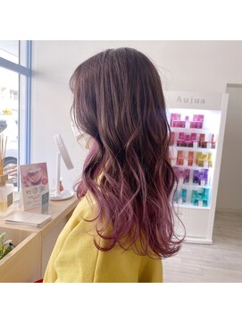 エルフ(elf) ピンクブラウン×桜ピンク