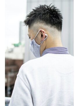 グランアージュ 池袋東口店(grandage) 刈り上げ/アップバンク×フェードカット×バーバースタイルb