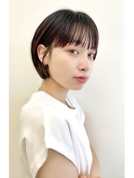 ミチオ ノザワ ヘアサロン ギンザ(Michio Nozawa HAIR SALON Ginza) 似合わせカット×耳掛け丸みボブ【瀧上丈司】