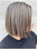 ハイトーングレージュボブ