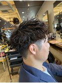 ピンパーマスタイル