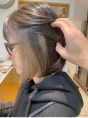 イメージチェンジ インナーカラー ベージュ