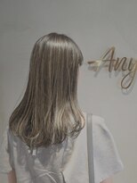 エニィ 池袋西口(Any)&nbsp;黒髪/グレーベージュ/レイヤーロング/前髪パーマ/池袋