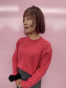 キジ(KIJI) 酸性ブリーチパーマ［ブリーチ履歴３回］