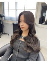 ロンドアヴァントゥス 池袋(Lond aventus)&nbsp;韓国レイヤー/韓国風/ボブ/髪質改善/黒髪/ブリーチなし〔池袋〕