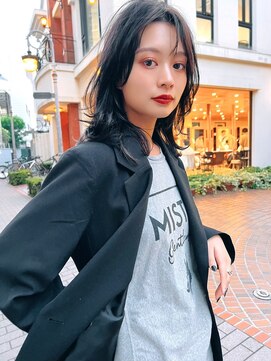 オーウェル 銀座(Owelle) 銀座 cheri 透明感brack×レイヤーカット