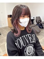 シンス(Since)&nbsp;インナーカラー/ペールピンク/姫カット/バングカラー/大重有輝弥