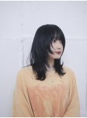 ハッシュカット × ダークグレージュ