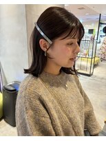エル バイ ゼノン ビューティー(L by ZENON BEAUTY)&nbsp;ぱつっと外はね　バレッタで更にかわいい20代