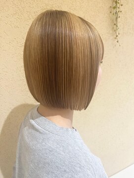 オリーブスバイネオリーブ(Olive's by neolive) ボブルフ_ネビージュ_小顔_ワンレン_黒髪_白髪ぼかし_前髪 55