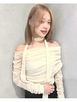 リンドトウキョウ ウメダ(LINDO TOKYO) ミルクティーベージュ/ハイトーン