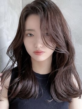 ランソ(RUNSO) 外ハネボブ×フェミニンロング×メルティカラー