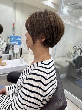 ハピネス 西大寺店(Happiness) ショートカット×ひし形ショートボブ×ハイレイヤー30代40代50代
