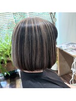 グッドネイバーズ 流山おおたかの森店(GOOD NEIGHBORS)&nbsp;コントラストしっかり　アンブレラカラー×ミニボブ