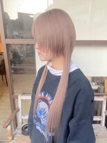 イエローコーン 金沢文庫店(YELLOW CORN) ブリーチエク/ロングウルフ/ダブルカラー/ケアブリーチ/エクステ