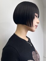 シェノン 心斎橋(CHAINON)&nbsp;ボブ/ミニボブ/切りっぱなしボブ/ワンレン/黒髪/前髪