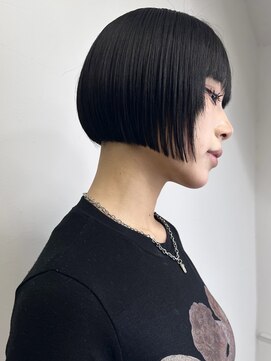 シェノン 心斎橋(CHAINON) ボブ/ミニボブ/切りっぱなしボブ/ワンレン/黒髪/前髪