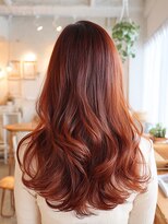 クレビア 名古屋(CreBiA)&nbsp;艶髪ウェーブ/髪質改善/透明感カラー/ピンクブラウン