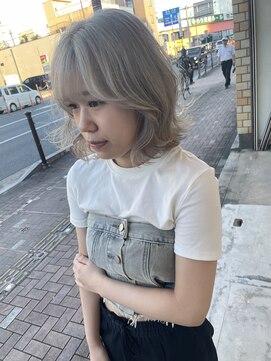 ナイーヴヘア(NAiVE HAIR) 【NAiVE HAIR北原】 ペールホワイトカラー