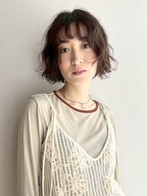 ノート(note) ボブ×フリンジパーマ
