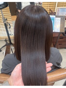 ソワンドゥブレス 大日店 (soin de brace) ・アッシュブラウン×髪質改善