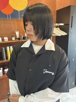 チャプター 問屋町(chapter)&nbsp;顔まわりフェイスレイヤー切りっぱなしミニボブ