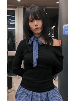 エスキス(ESQUISSE)&nbsp;レイヤーカット/暗髪カラー