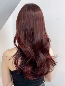 ロングおくれ毛韓国ヘア顔周りレイヤー_ba564761