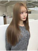 ブリーチなし/ベージュ/グレージュ/髪質改善