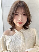 セイドット オモテサンドウ(Say. omotesando) Say.レイヤーミディアムくびれレイヤーヘーゼルグレージュ表参道