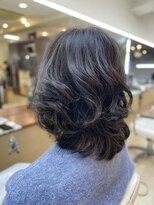 カット/カラー 髪質改善/縮毛矯正 B1hair 藤井寺/土師ノ里&nbsp;ゆるふわパーマ