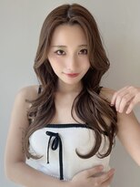 ソラ 広尾店(SORA)&nbsp;ロングレイヤー/顔周りカット/くびれ巻き