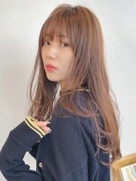 シェル 津山の手店(shel)&nbsp;透明感♪髪質改善カラー小顔艶感前下がりロングレイヤー