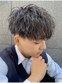 刈り上げマッシュ×縦落ちツイスパ【八王子】