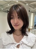ふわっと揺れる抜け感レイヤーカット
