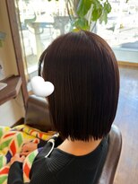 ヘアーメイク スロー(Hair make Slow)&nbsp;切りっぱなし／ベージュカラー／ヘアドネーション