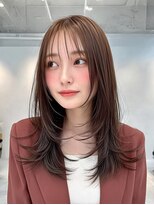レア 新越谷(LEA) 韓国風レイヤー × ピンクブラウン
