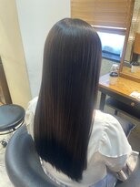 ヘアリゾート粋 トゥジュ 池袋東口店(tujuh)&nbsp;ストレートロング/艶髪/ダークブラウン