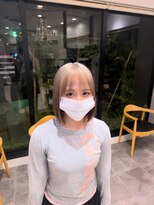 アース 名取店(HAIR&MAKE EARTH)&nbsp;ミルクティーボブ