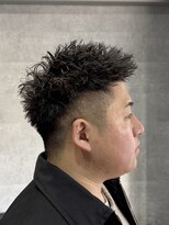バーバーハウス ラヴィ 阿佐ヶ谷店(Barber House Lavie)&nbsp;ツーブロショート×ツイストパーマ