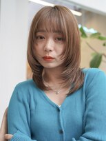 カフネ(cafne) ミディアムレイヤー/ウルフカット/20代30代/甲府