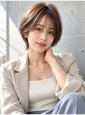 【NOA】襟足長め韓国風ハッシュカット×小顔くびれショート