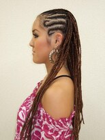 エクステ専門店ミキ 横浜店(MIKI) スパイシな コーンロウ ★ ロングブレイズ