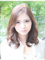 グランドライン(GRAND LINE)&nbsp;フレアクールミディアム　グレーベージュ　大人ミディアム