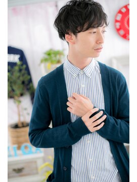 ミック 日暮里店(miq) デザイン性の高い黒髪マッシュa